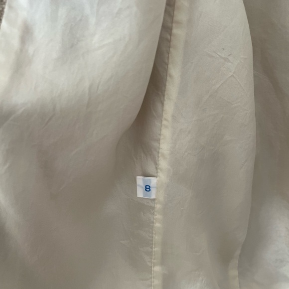 VTG Women's textured Cream Blazer size 8 minimalist capsule old money preppy - Picture 4 of 8